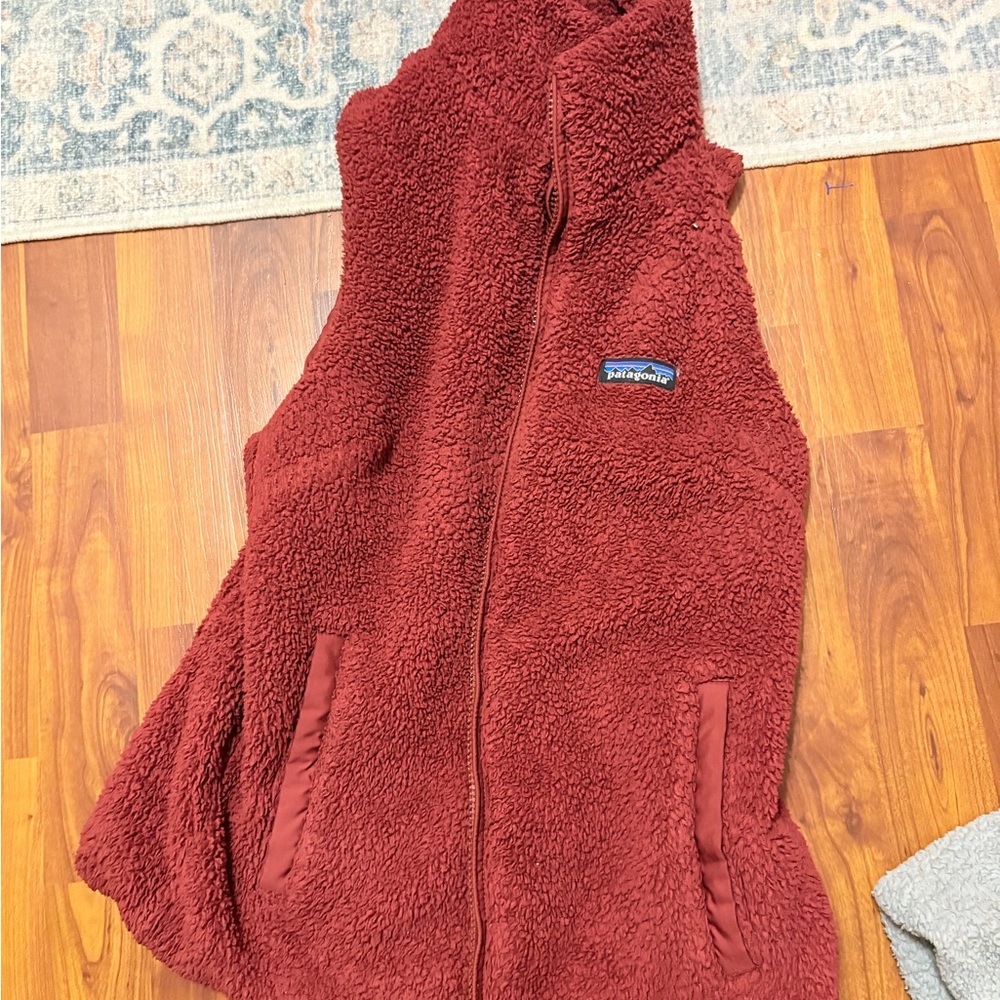 Patagonia Maroon Sherpa Vest